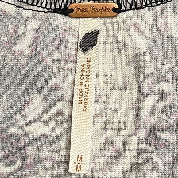 Free People Digital Damsel Floral Pixels Bodycon Strappy Dress in Neon Glow Sz M - Picture 6 of 13